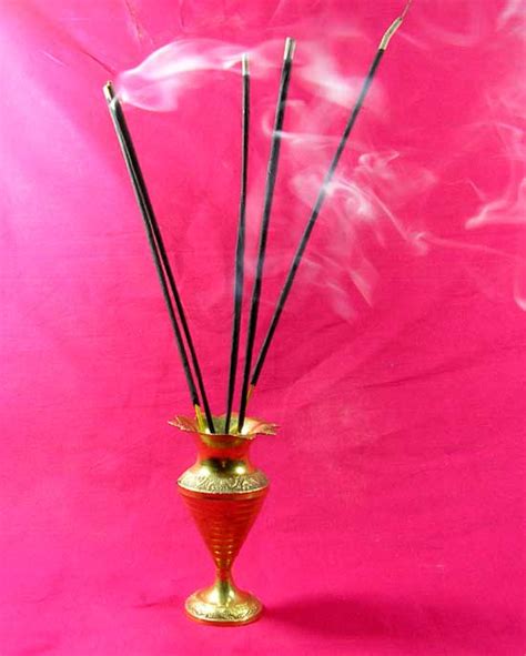 how many incense sticks to burn for puja